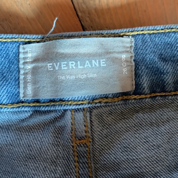 Everlane The Way-High Slim straight jeans, size 26 crop/28”, eUC - Picture 6 of 8